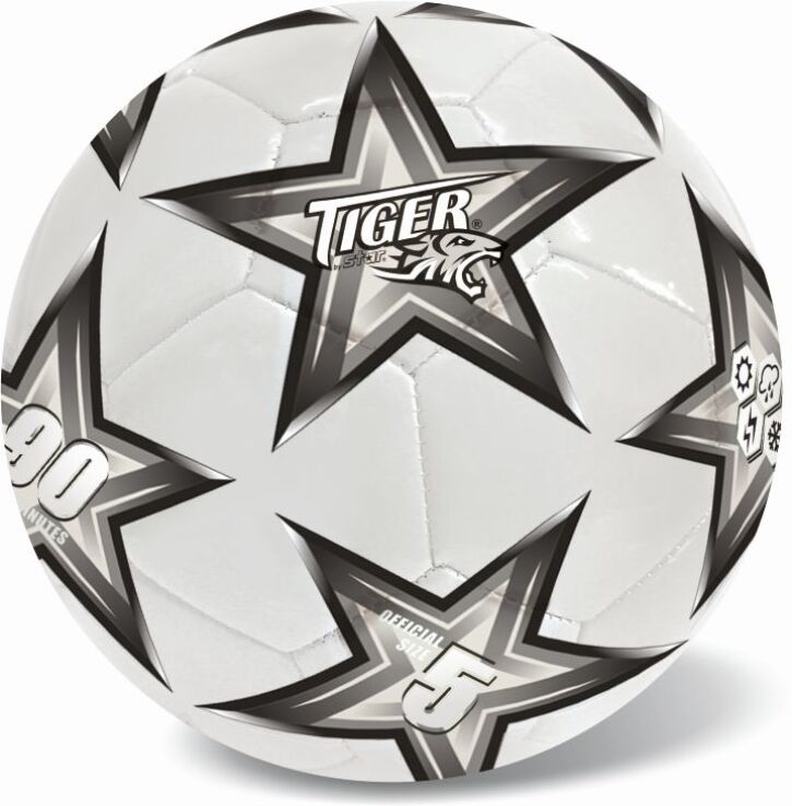 Μπάλα Ποδοσφαίρου Soccer Star Black/Grey S5 (35-864) (0)