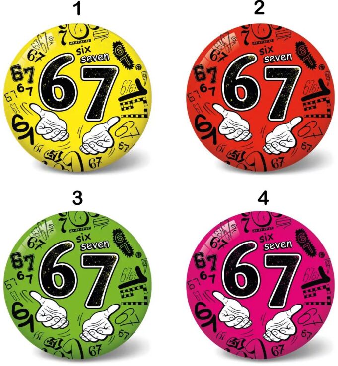 Μπάλα Six Seven 11 cm-4 Σχέδια (11/3352) (0)