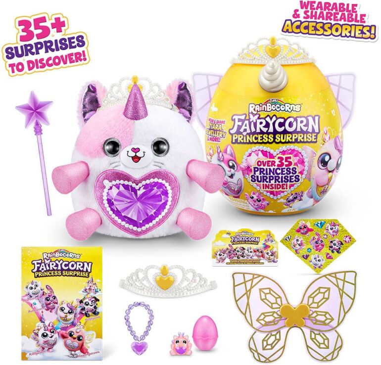 Rainbocorns Αυγό Princess Fairycorn Λούτρινο Series-6 Σχέδια (11809281) (5)