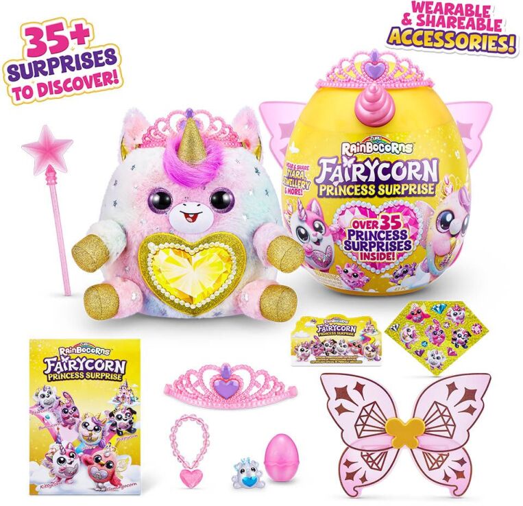 Rainbocorns Αυγό Princess Fairycorn Λούτρινο Series-6 Σχέδια (11809281) (6)