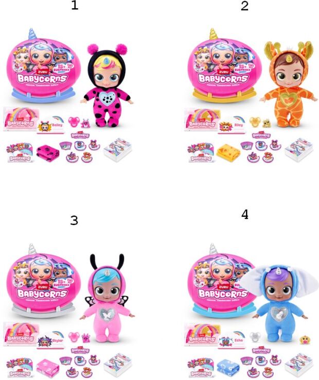 Babycorns Κούνια-Κούκλα Surprise Series 1-4 Σχέδια (11892107) (1)