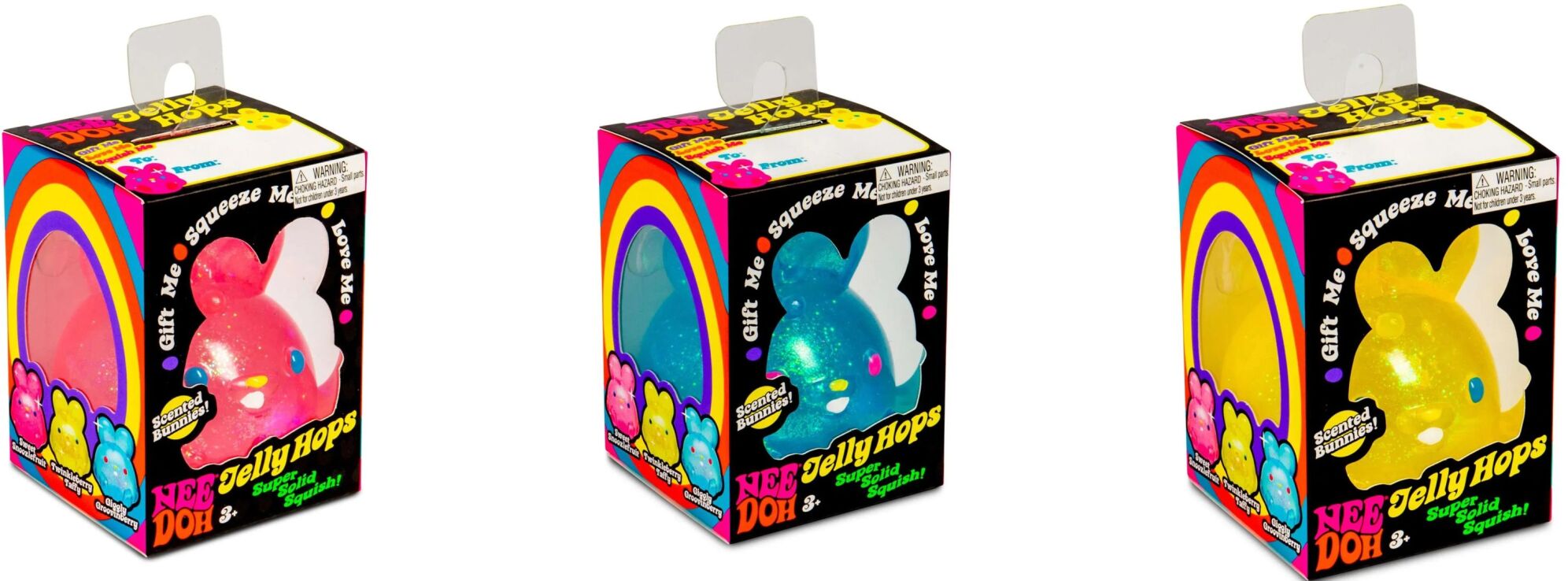 Nee Doh Μπάλα Jelly Hops-3 Σχέδια (15750720) (2)