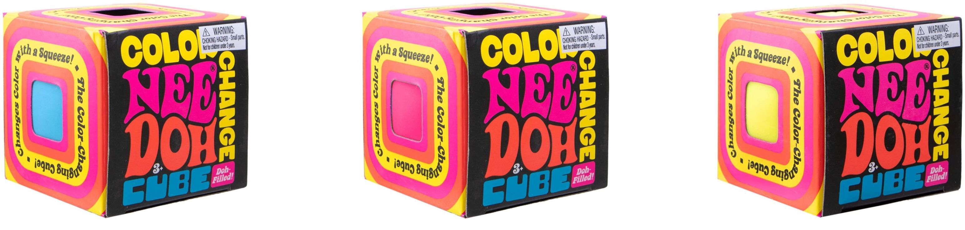 Nee Doh Μπάλα Cube Color Change-3 Σχέδια (15750801) (2)