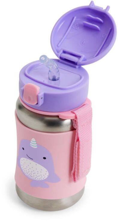 Skip Hop Zoo SS-Narwhal Παγούρι Με Καλαμάκι (9I239410) (1)