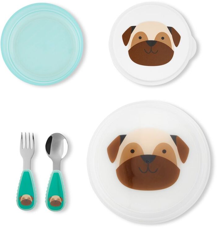 Skip Hop Zoo Mealtime Set-Pug (9N582410) (1)