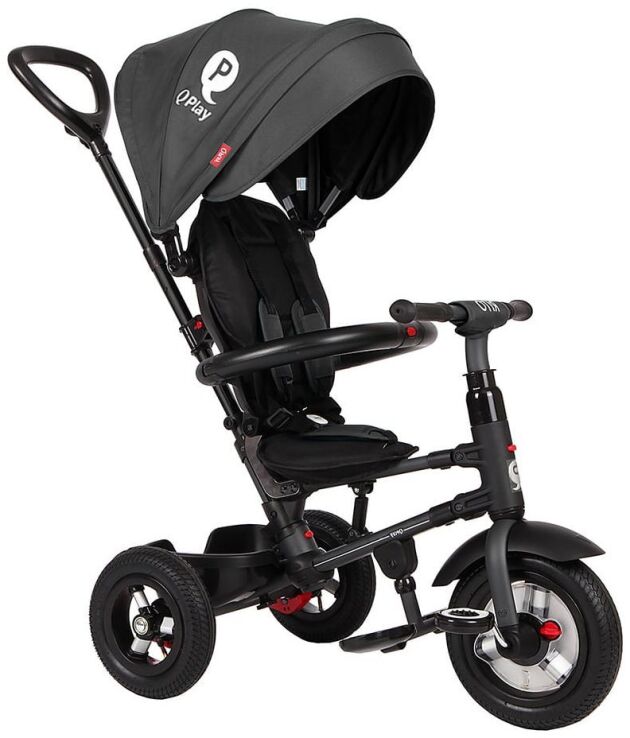 Qplay Τρίκυκλο Rito Air Wheels Black (01-1212040-06) (0)