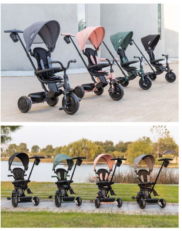 QPlay Τρίκυκλο Elite Platinum Pink (01-1212074-03) (2)