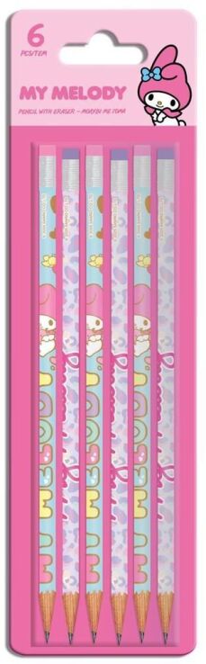 My Melody Μολύβι Με Γόμα 6τμχ (000490133) (0)