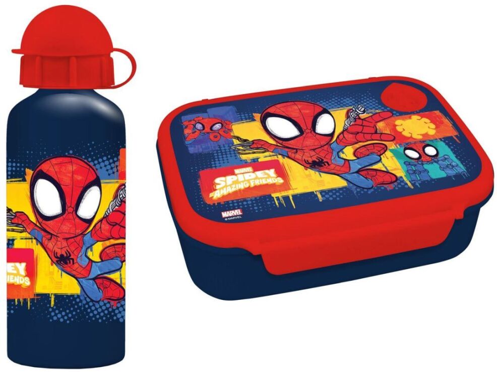 Spidey Φαγητοδοχείο-Παγούρι Αλουμινίου Σετ (000508537) (0)