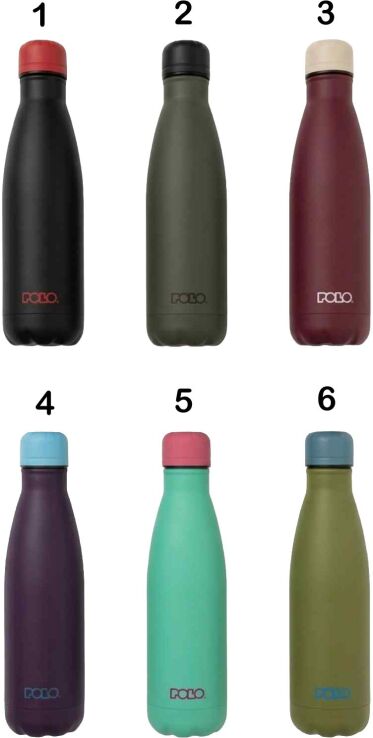 Polo Θερμός Stainless Steel (0,5L)-6 Σχέδια (004-DOS) (1)