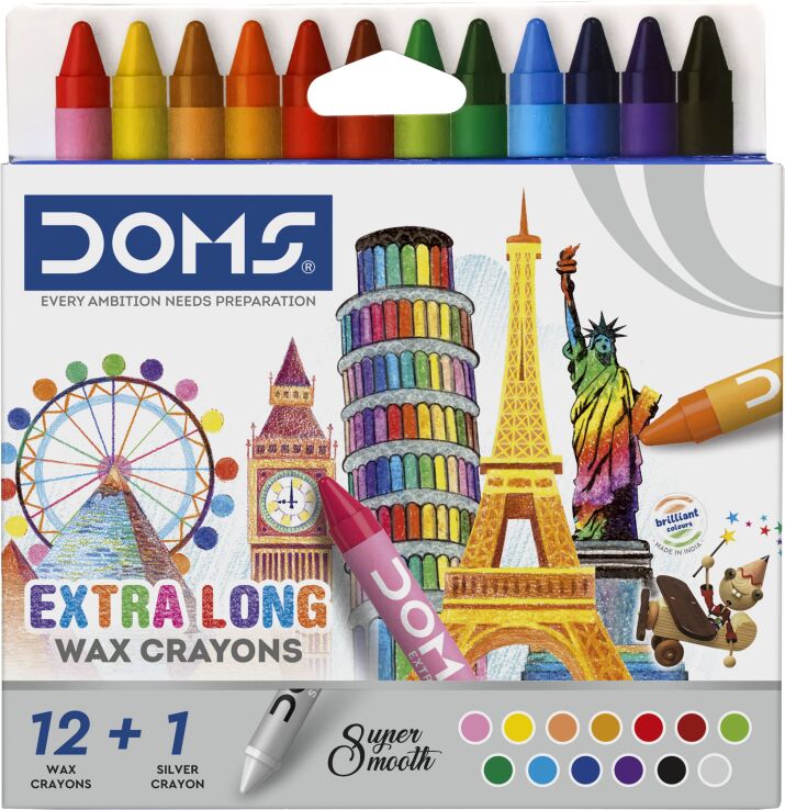 Doms Κηρομπογιές 12Τμχ (000080493) (0)