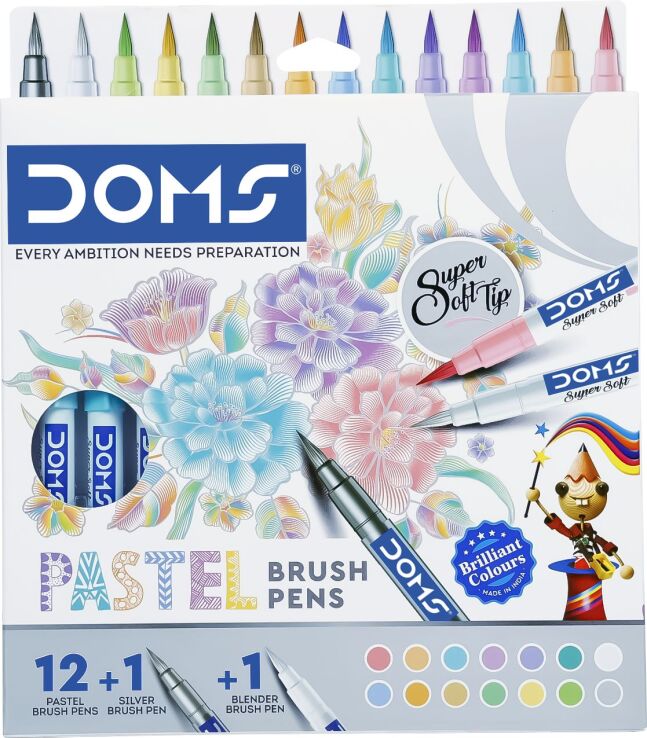 Doms Μαρκαδόροι Πινέλο Pastel 12Τμχ (000080620) (0)