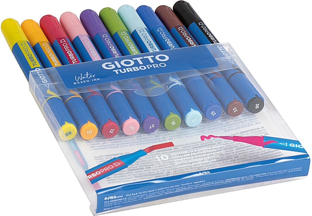 Giotto Μαρκαδόροι Turbo Pro 10Τμχ (428300) (1)