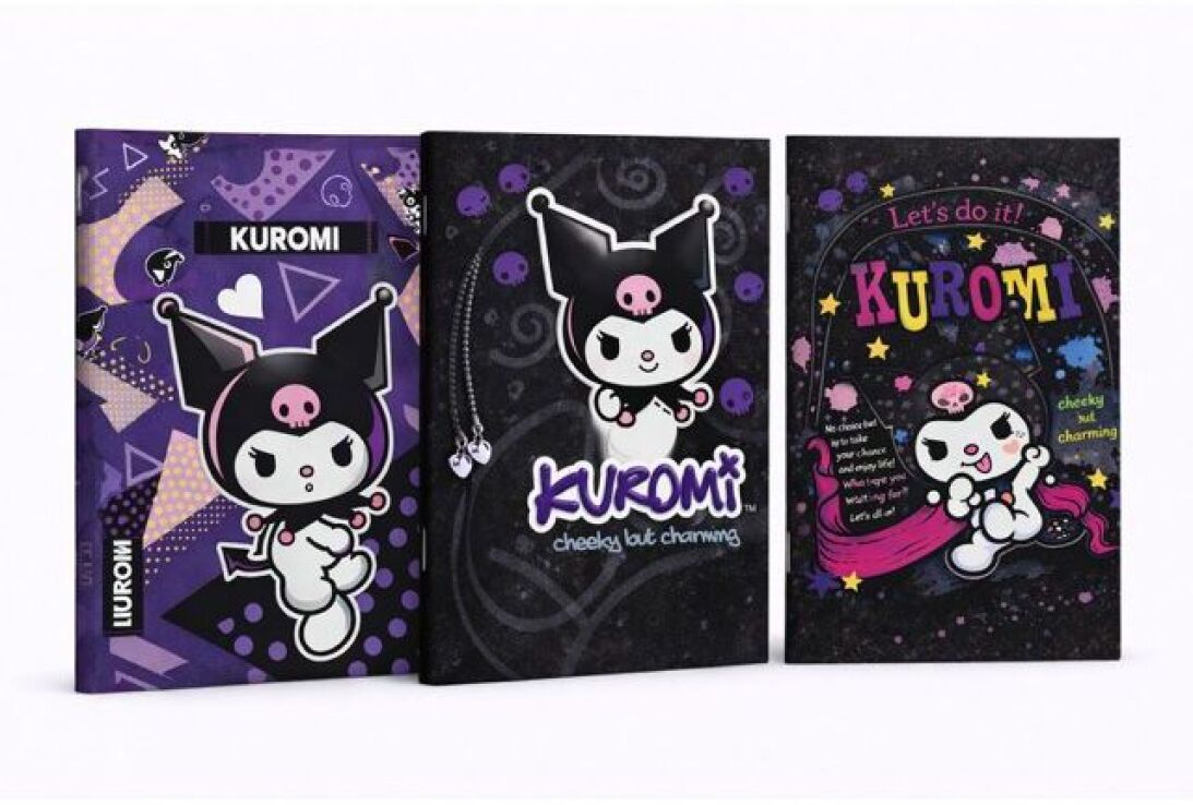 Kuromi 26 Τετράδιο Καρφίτσα 17x25 40 Φύλλων-3 Σχέδια-1Τμχ (26300) (0)