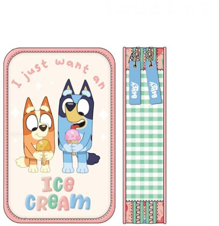 Bluey 26 Κασετίνα Διπλή Γεμάτη Ice Cream (260332) (0)