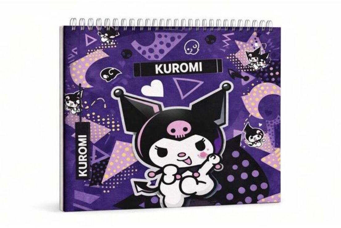 Kuromi 26 Μπλοκ Ζωγραφικής Α4-5 Σχέδια-1Τμχ (26218) (4)