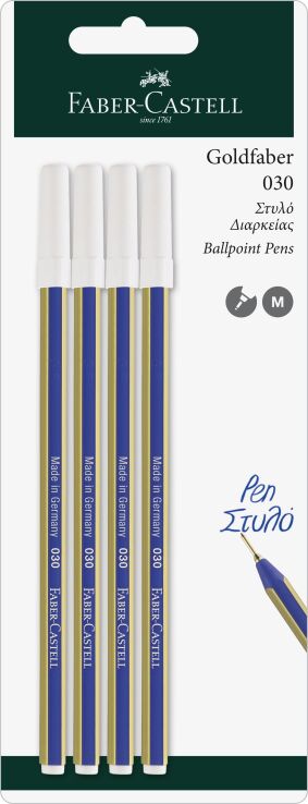 Faber Castell Στυλό Goldfaber Μπλε 030 4T (12303552) (0)