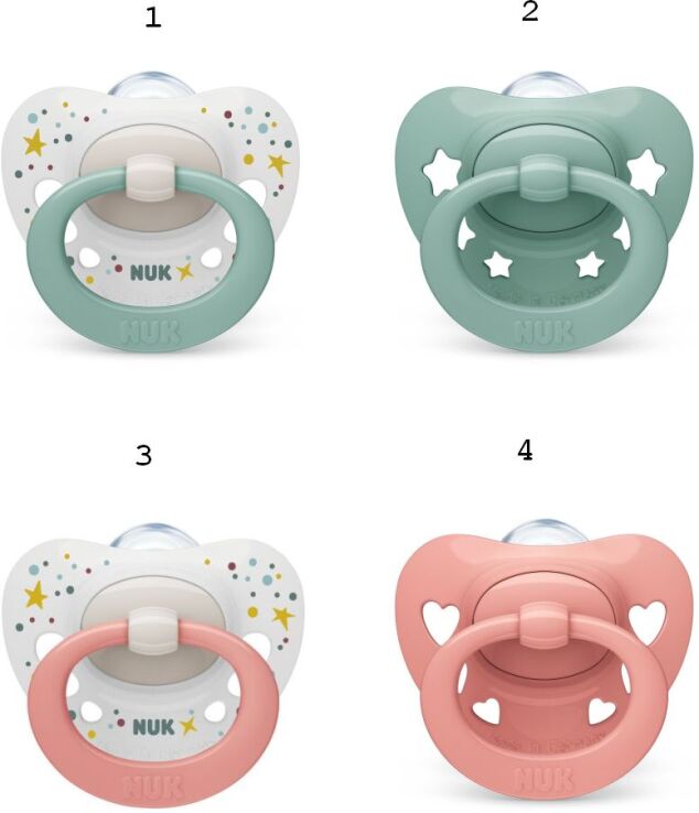 Nuk Πιπίλα Σ M1 Signature Με Θήκη-4 Σχέδια (10730652) (1)