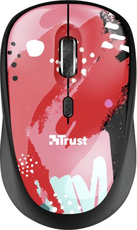 Trust Mouse IVY Wireless Red Brush (00169491) (1)