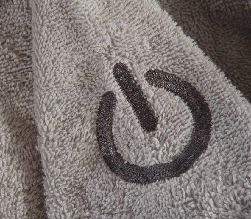 Nef Nef Μπουρνούζι Βαμβακερό Color Kids Light Grey No 10 (038493-L.GREY/10) (1)