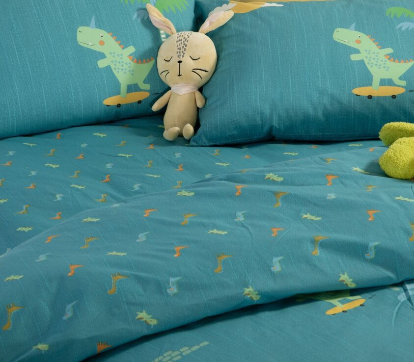 Nef Nef Παπλωματοθήκη Σετ 2Τμχ Dinos On Wheels Χ25/26 (038452) (1)