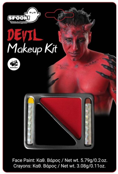 Makeup Kit Κόκκινο-Μαύρο & Μολύβια (4346) (0)