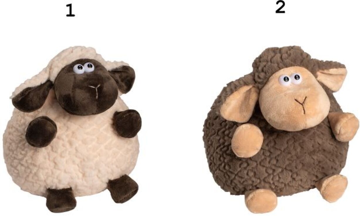 Λούτρινο Προβατάκι 26cm-2 Σχέδια (2796) (1)