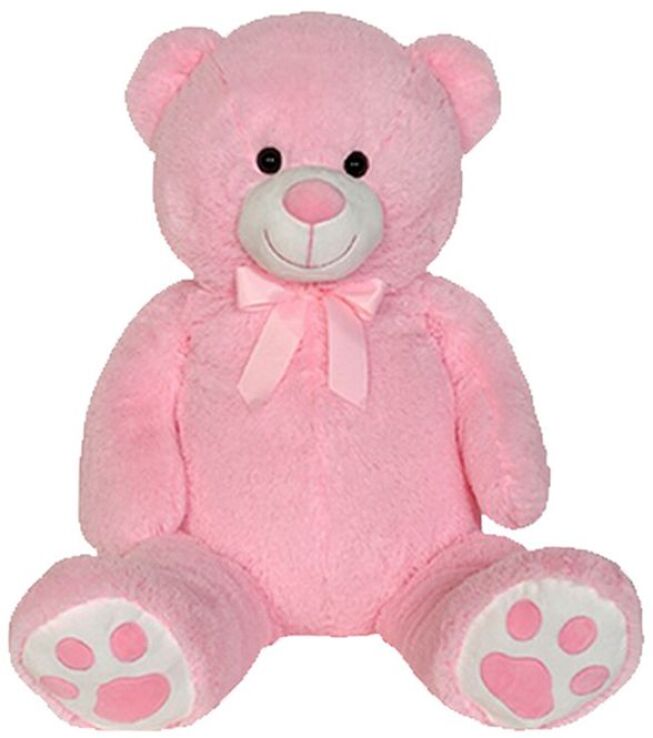 Λούτρινο Αρκούδα Ροζ 100cm (B1289-1) (0)