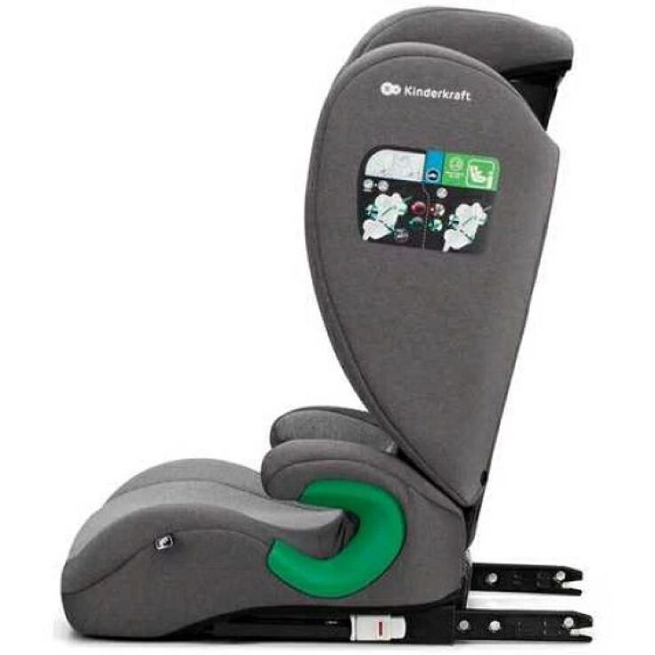 Kinderkraft Κάθισμα Αυτοκινήτου Junior Fix 2 I-Size Rocket Grey (KCJUFI20GRY0000) (1)