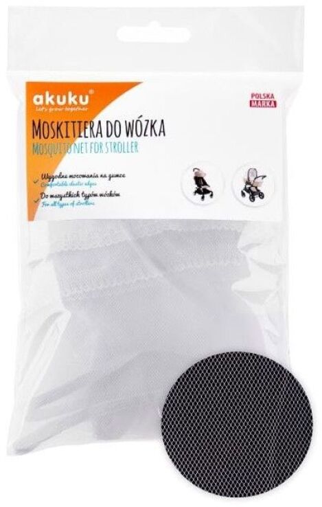 Akuku Κουνουπιέρα Καροτσιού Λευκή (A0445-WHITE) (0)