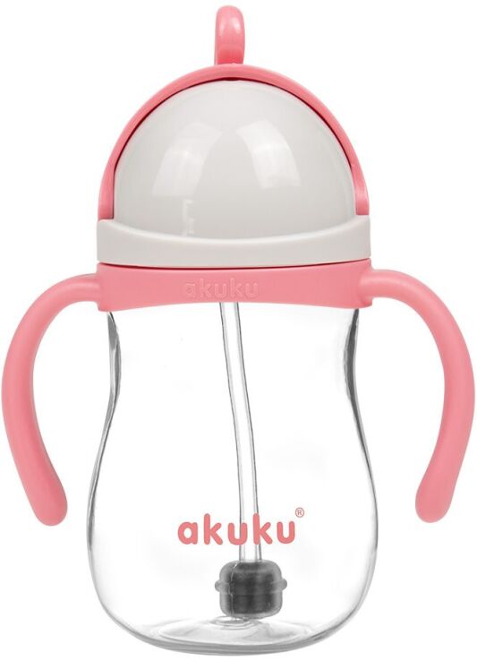 Akuku Ποτηράκι Με Καλαμάκι & Βαρίδι Pink (A0676) (0)