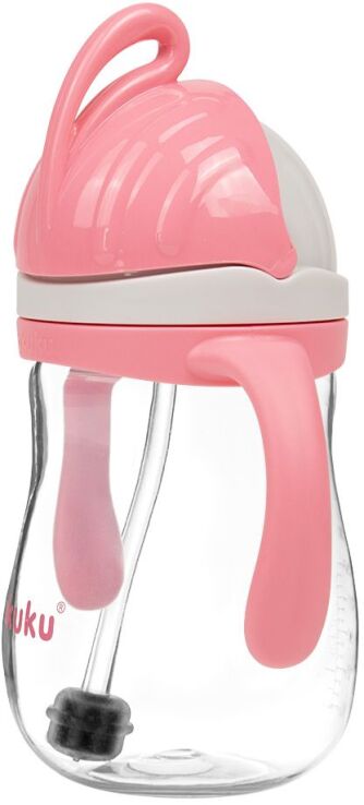 Akuku Ποτηράκι Με Καλαμάκι & Βαρίδι Pink (A0676) (3)