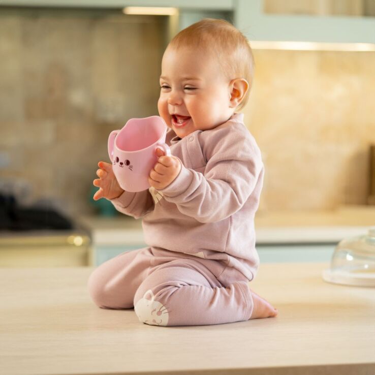 Akuku Εκπαιδευτική Κούπα 150ml Ροζ (A0696) (3)