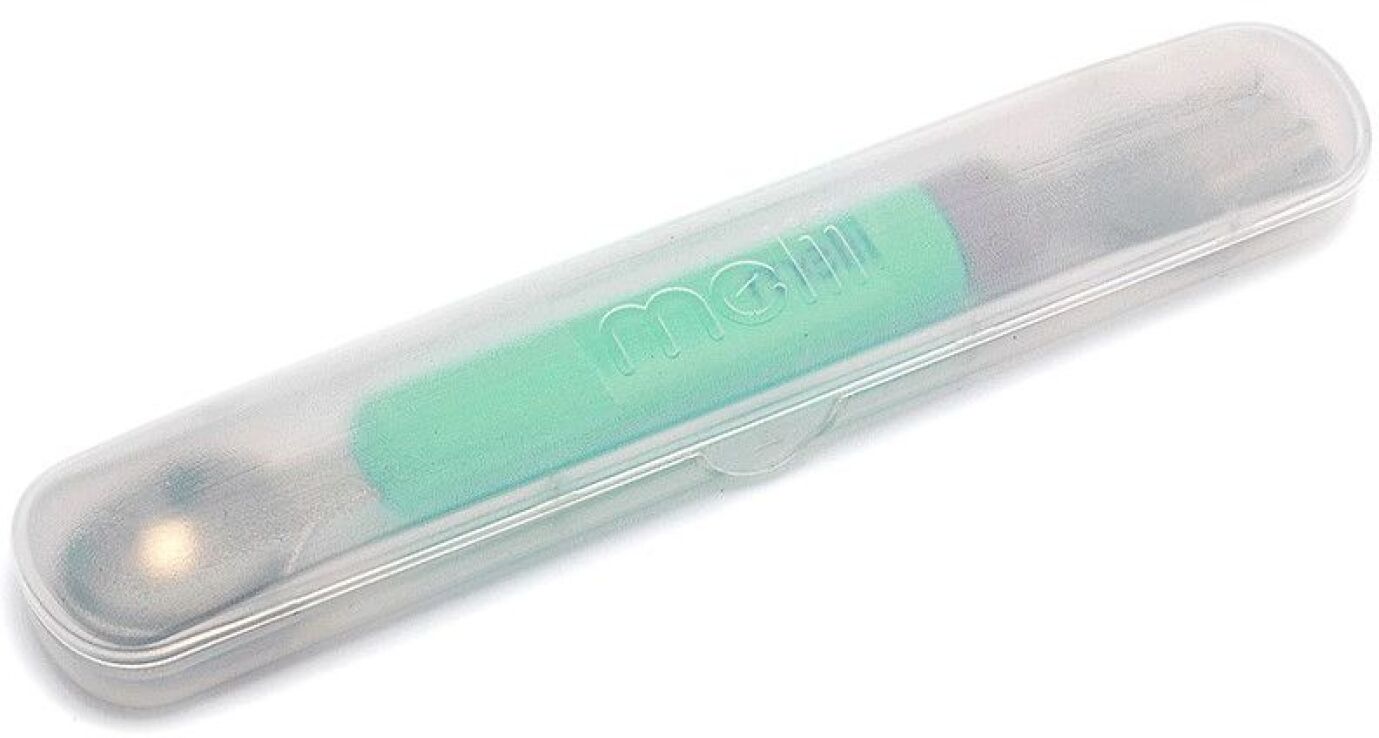 Melii Σετ Κουτάλι-Πιρούνι Με Θήκη Mint/Grey (MEL11250) (1)