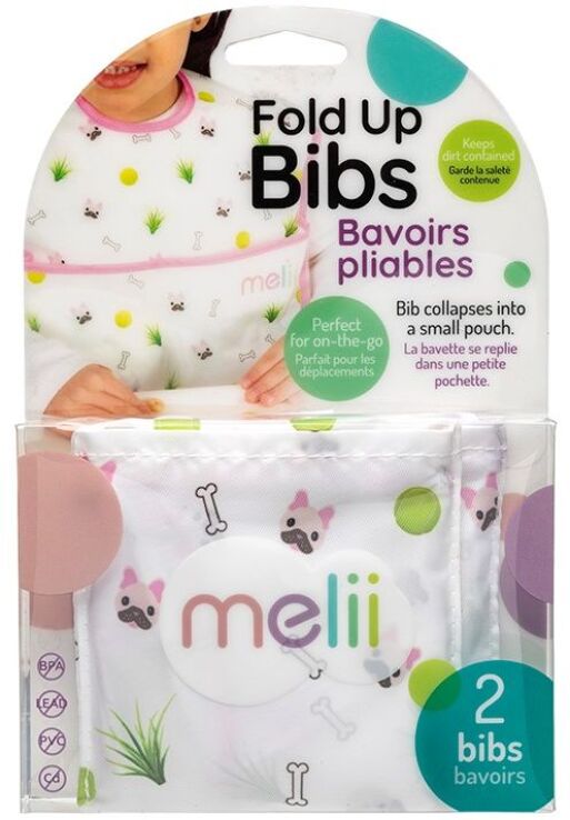 Melii Σαλιάρα 2Τμχ Bulldog (MEL13800) (0)