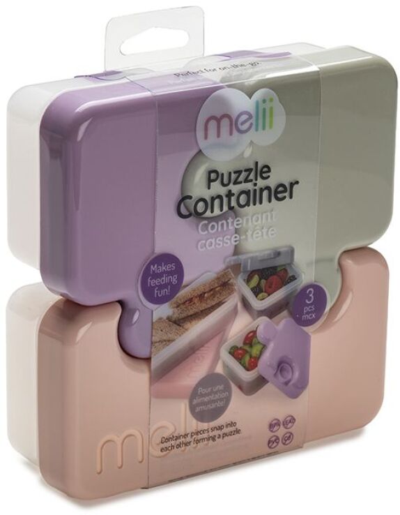 Melii Φαγητοδοχείο Puzzle Purple (MEL15200) (0)