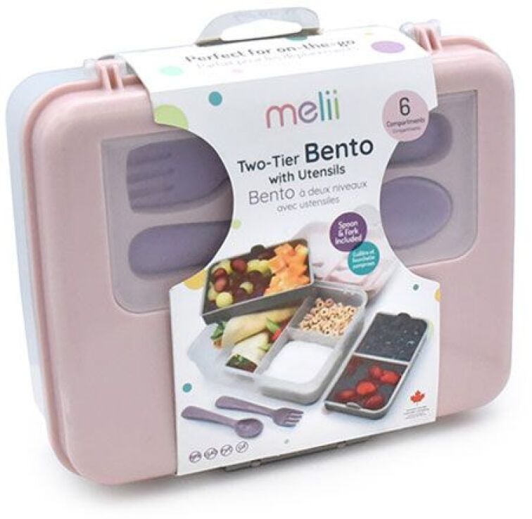 Melii Φαγητοδοχείο Με Κουτάλι & Πιρούνι Pink (MEL21500) (0)