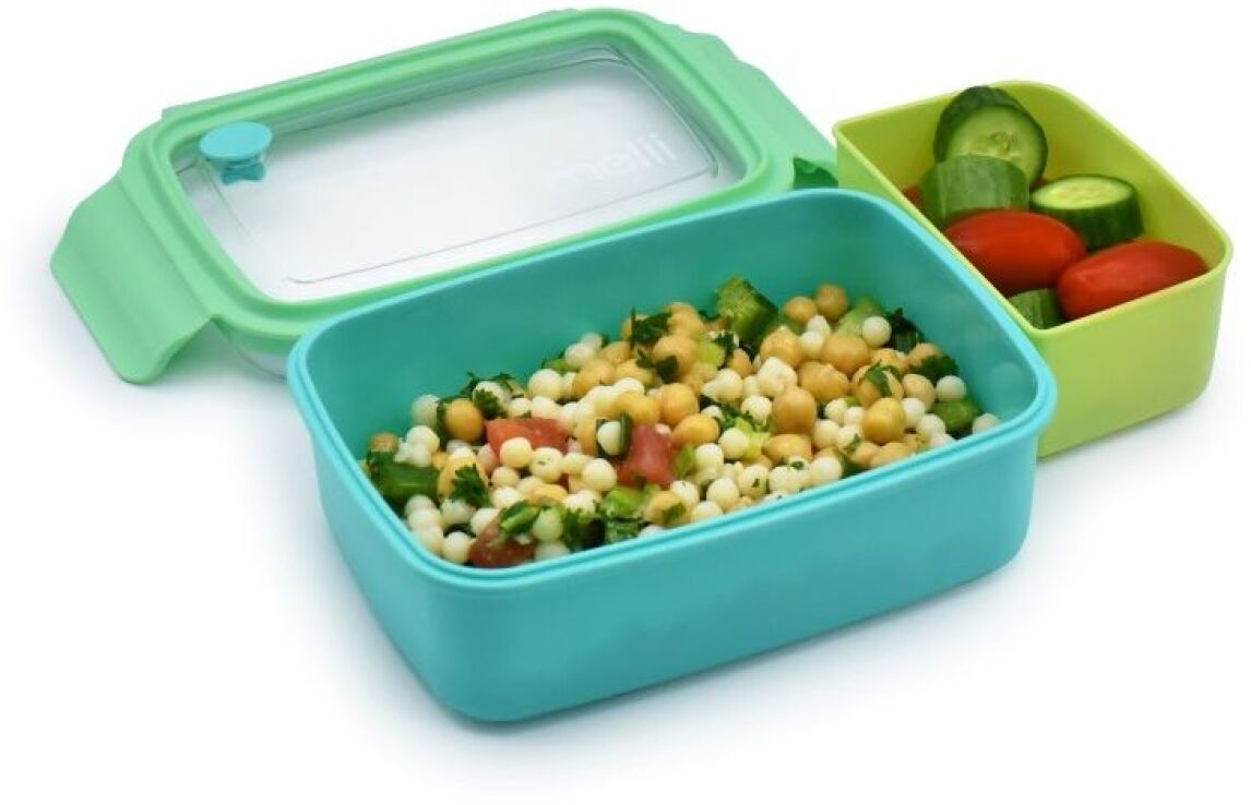 Melii Φαγητοδοχείο Με Ασποσπώμενα Διαχωριστικά Blue (MEL21850) (2)