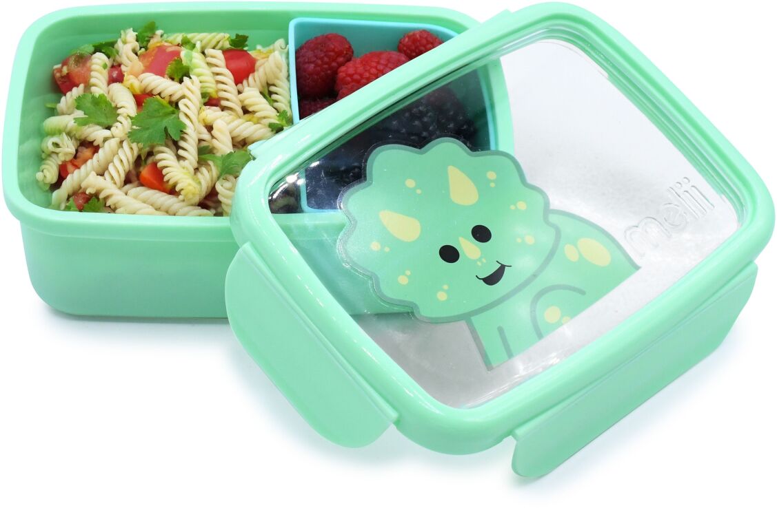 Melii Φαγητοδοχείο Bento 2 Θέσεων 880ml Dino (MEL21873) (1)