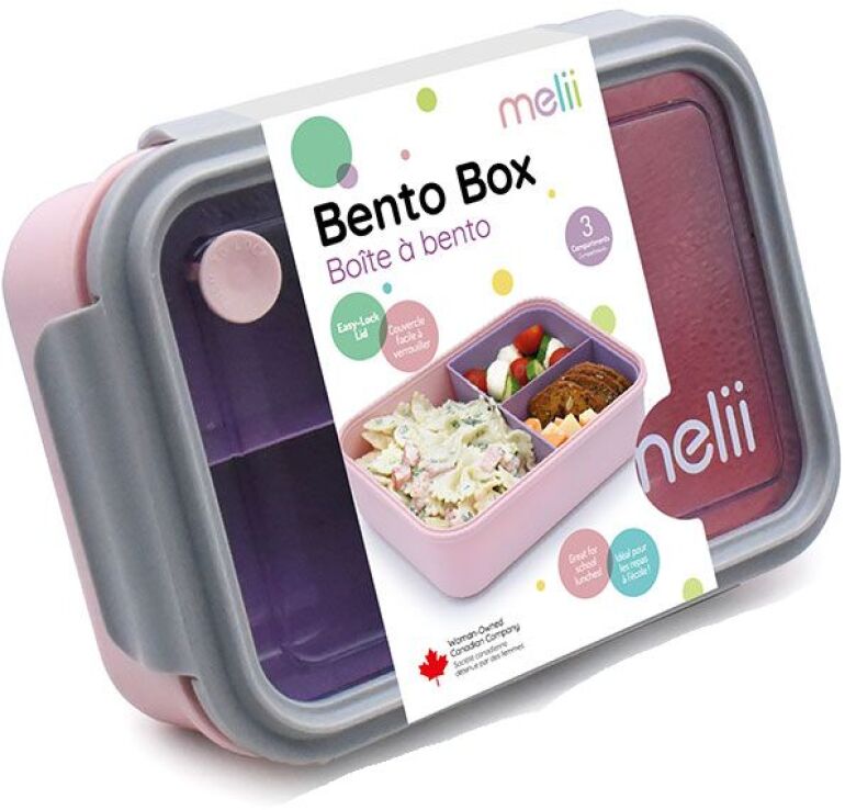 Melii Φαγητοδοχείο Με Αποσπώμενα Διαχωριστικά Pink (MEL21900) (0)