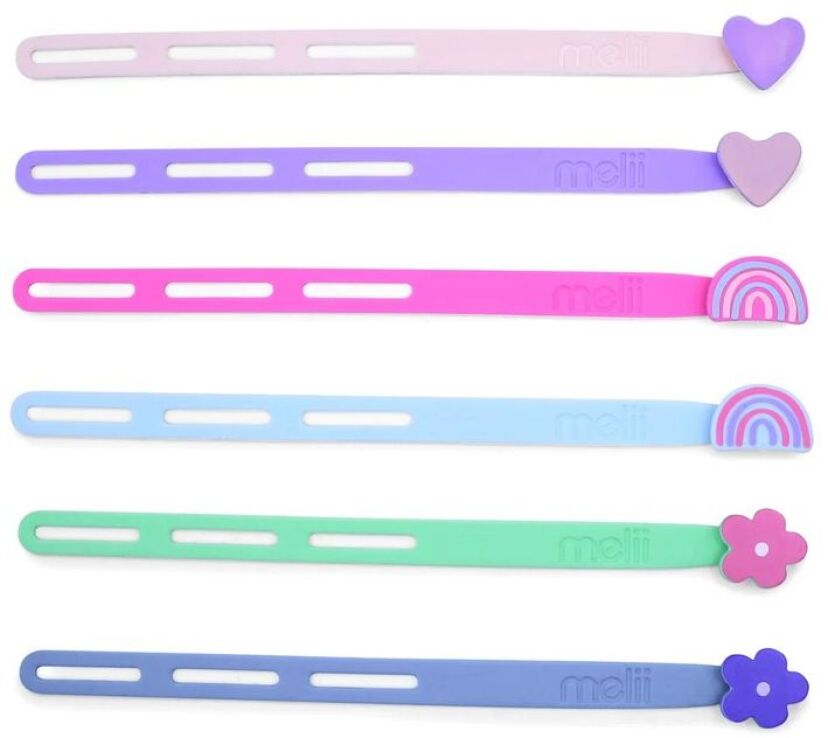 Melii Ιμάντες Σιλικόνης Wraps/Τορτίγιες Rainbow/Star/Heart (MEL26100) (0)