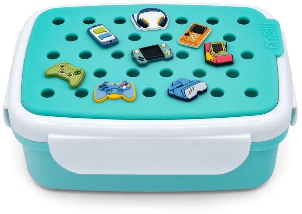 Melii Φαγητοδοχείο Bento Με Charms 880ml Blue (MEL27600) (0)