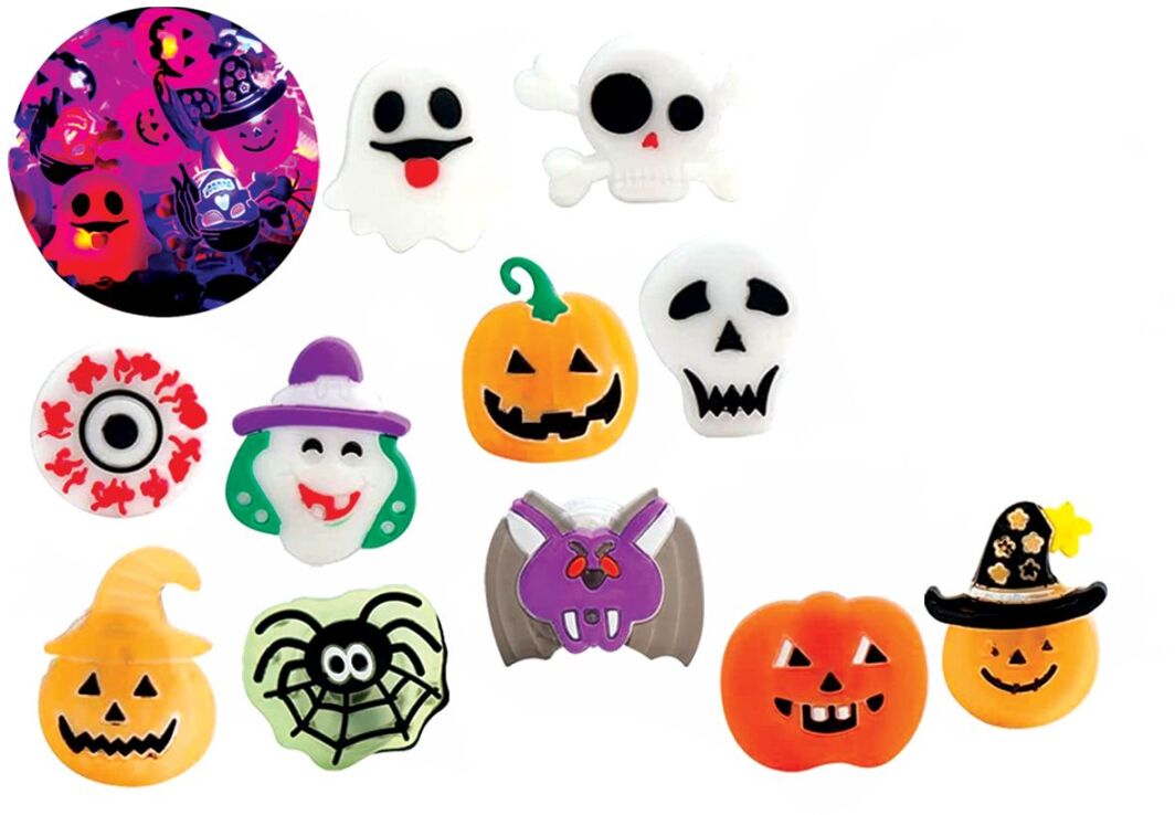 Σετ Δαχτυλίδια Halloween Με Φως-1Τμχ (Α0821) (0)