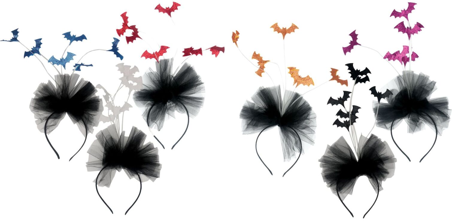 Στέκα Halloween Φιόγκος Με Νυχτερίδες-6 Σχέδια (Α2459) (0)