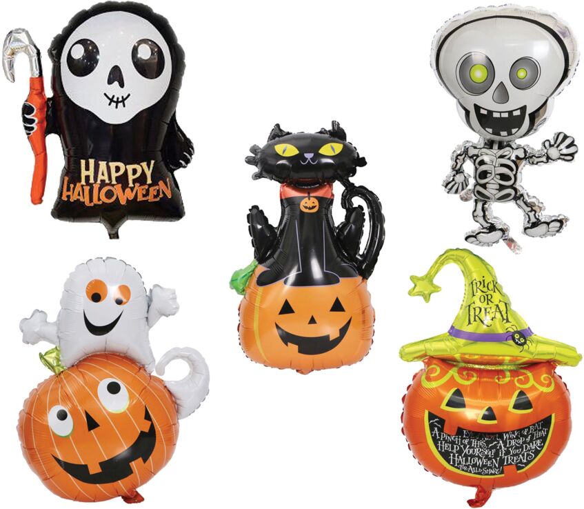 Μπαλόνια Foil Halloween-5 Σχέδια-1Τμχ (Α7076) (0)
