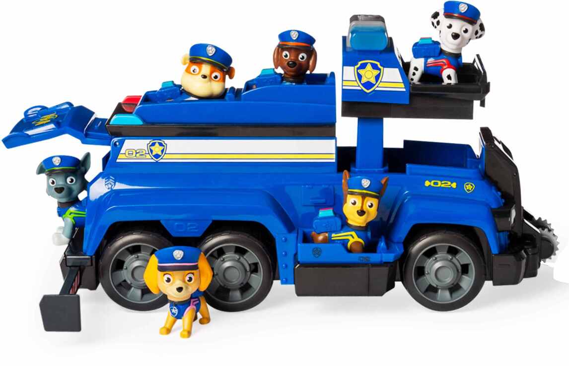 Paw Patrol Όχημα Chase Team Cruiser & 6 Κουταβάκια (6070119) (0)