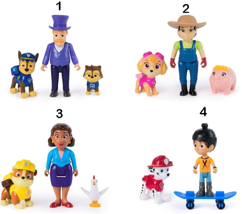 Paw Patrol Κουταβάκια Δράσης Με Ήρωες-4 Σχέδια (6070734) (1)