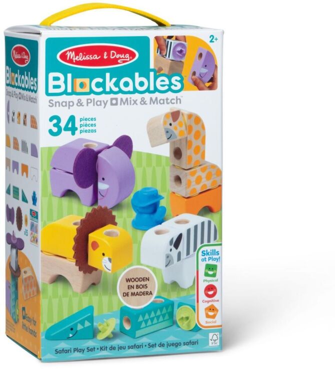 Melissa & Doug Blockables Σετ Σαφάρι (6074903) (0)