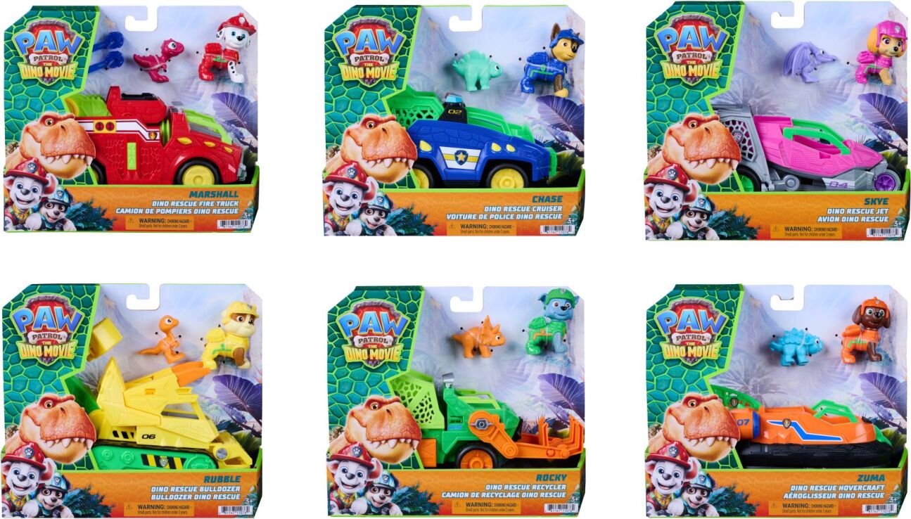 Paw Patrol Dino Movie Θεματικά Οχήματα-6 Σχέδια (6075800) (2)