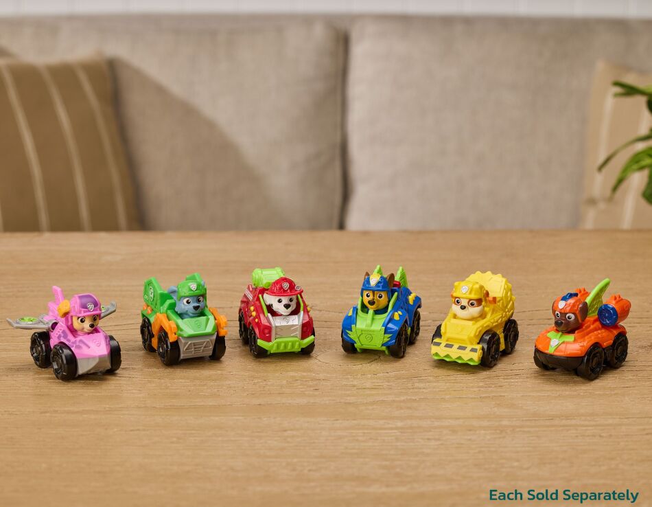 Paw Patrol Dino Movie Pup Squad Οχήματα-6 Σχέδια (6076062) (9)